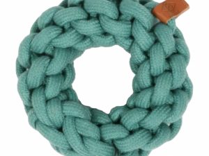 D&D Baumwollring Ben - blau - 13 x 13 x 4,5cm