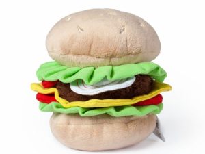 Karlie Flamingo Hundespielzeug Plüsch Burger