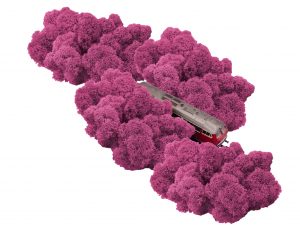 Muwse Islandmoos Veilchen Pink 100 g Maßstab Spur H0 Modellbau