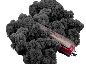 Muwse Islandmoos Dunkelgrau 50 g Maßstab Spur H0 Modellbau