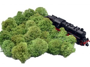 Muwse Islandmoos Tannengrün 10 g Maßstab Spur N Modellbau