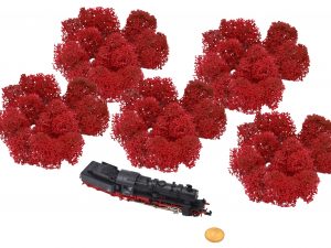 Muwse Islandmoos Mohnrot 25 g Maßstab Spur N Modellbau