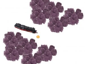 Muwse Islandmoos Flieder 50 g Maßstab Spur N Modellbau