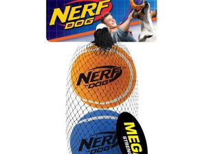 NERF DOG Tennis Balls megastark - 6,4 cm / 2 Stück
